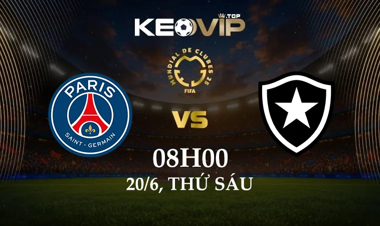 Soi kèo PSG vs Botafogo, 08h00 ngày 20/6